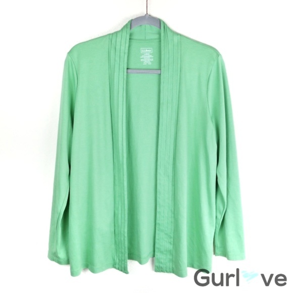 ll bean pima cotton cardigan